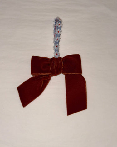 Velvet bow - NEROLI