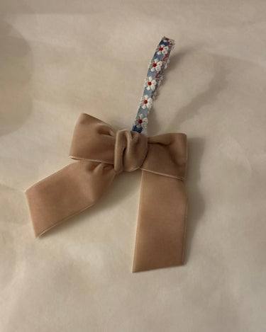 Velvet bow - NEROLI