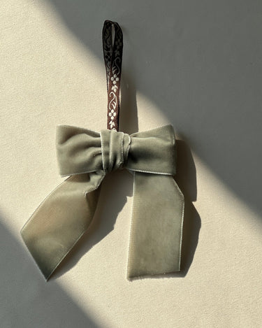 Velvet bow - NEROLI