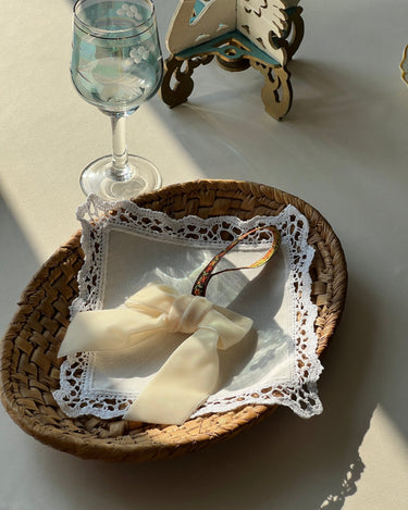 Velvet bow - NEROLI
