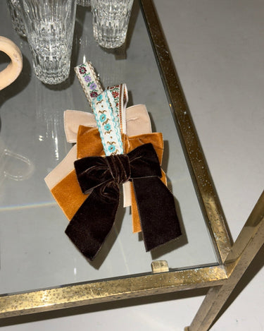 Velvet bow - NEROLI