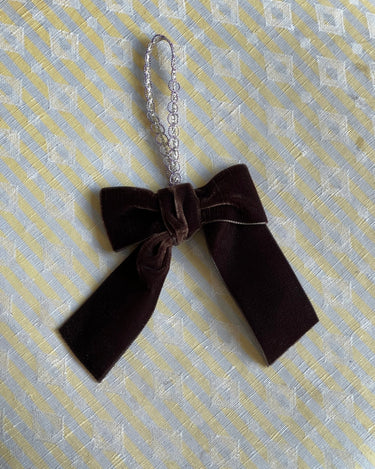 Velvet bow - NEROLI