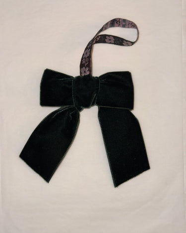Velvet bow - NEROLI