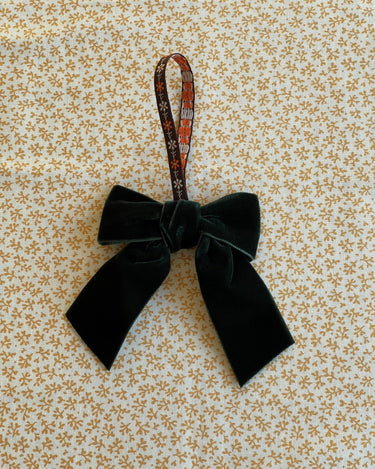 Velvet bow - NEROLI
