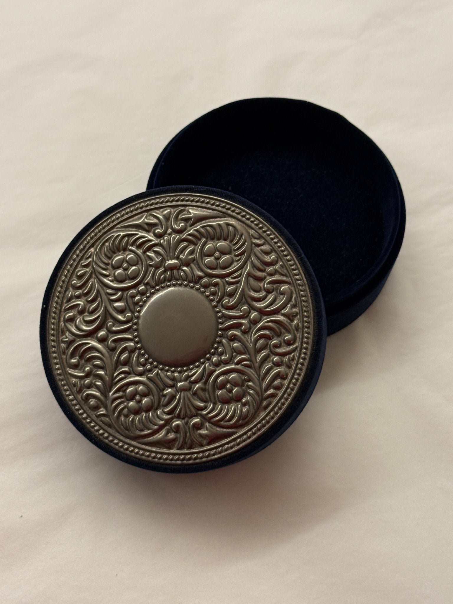 Velvet jewelry box - NEROLI