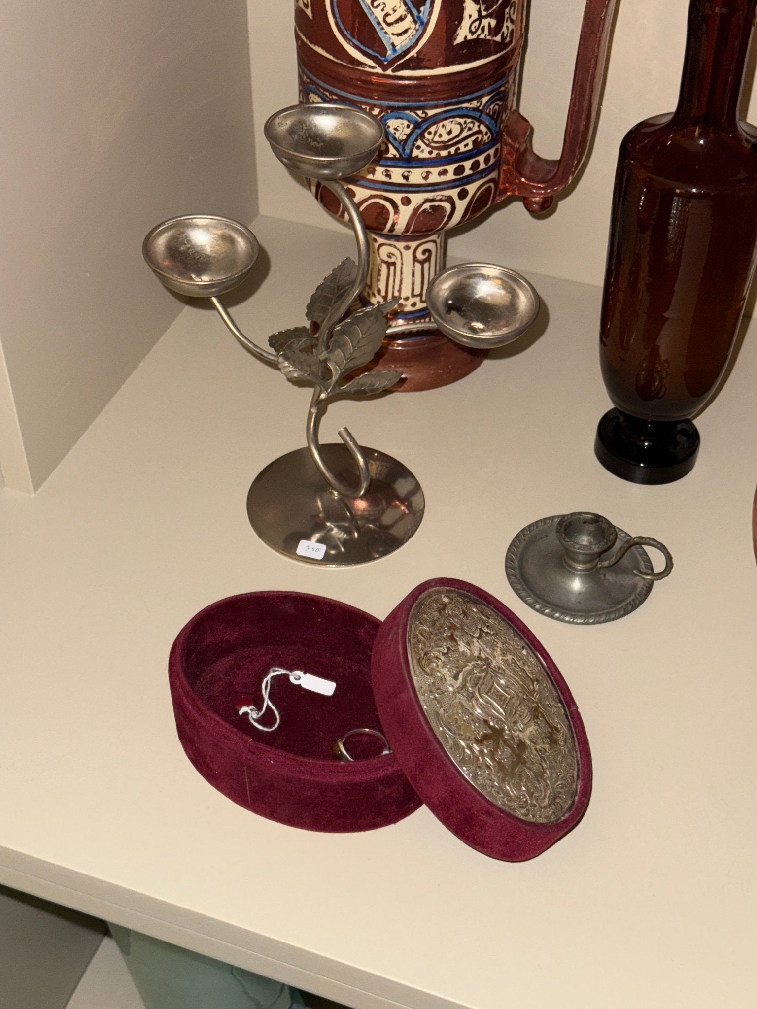 Velvet jewelry box - NEROLI