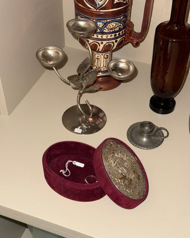 Velvet jewelry box - NEROLI