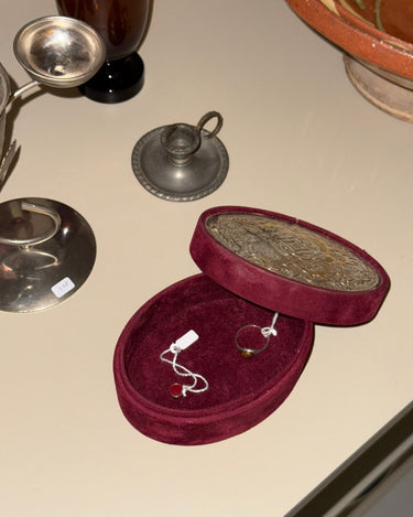 Velvet jewelry box - NEROLI