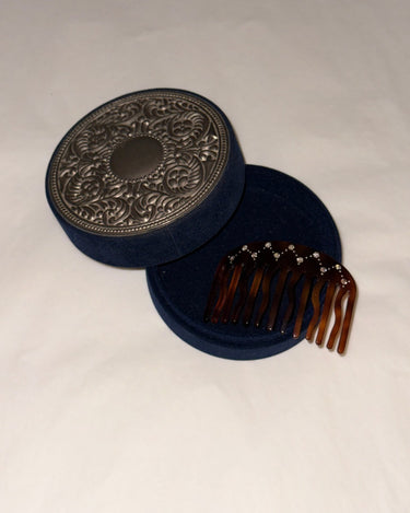 Velvet jewelry box - NEROLI