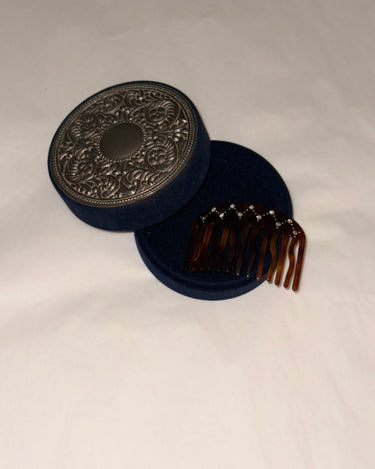 Velvet jewelry box - NEROLI