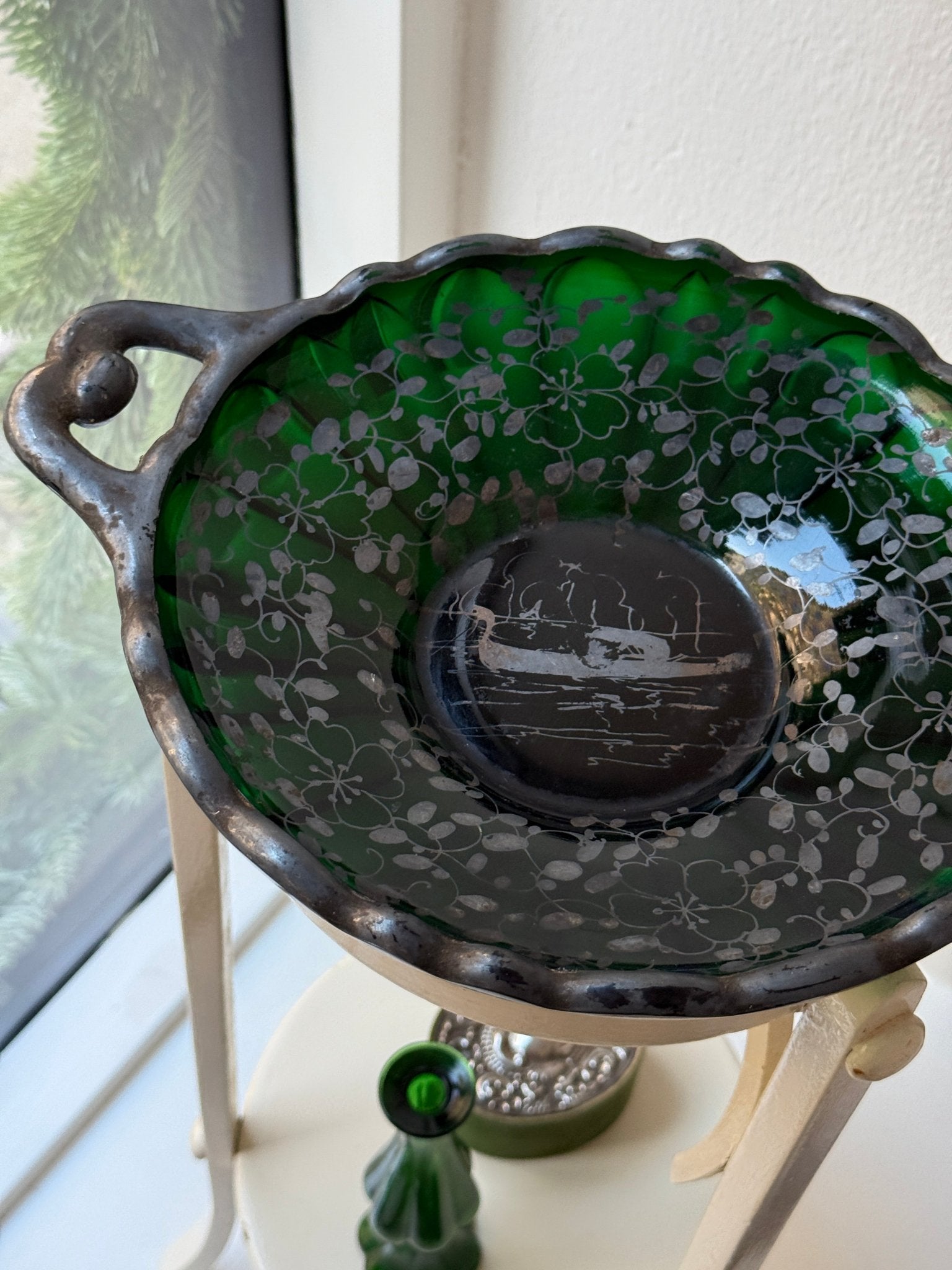 Venetian glass bowl - NEROLI