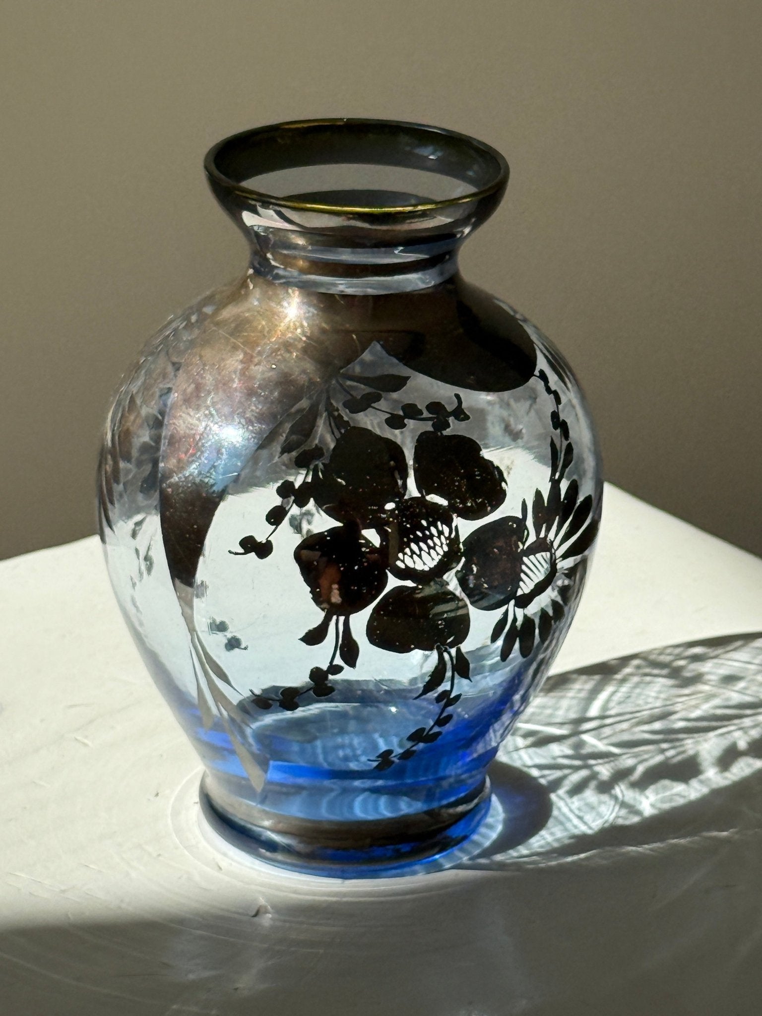 Venetian glass vase - NEROLI