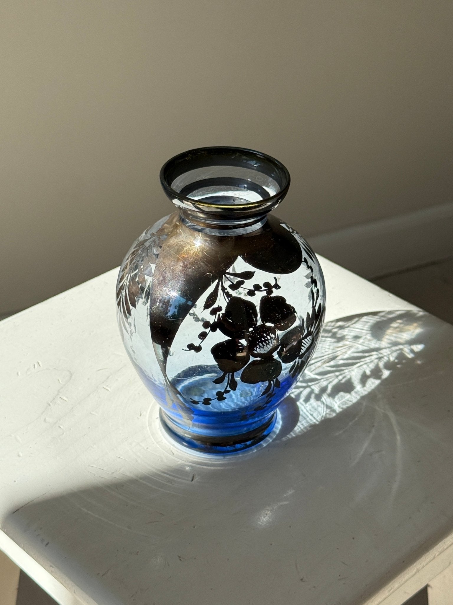 Venetian glass vase - NEROLI