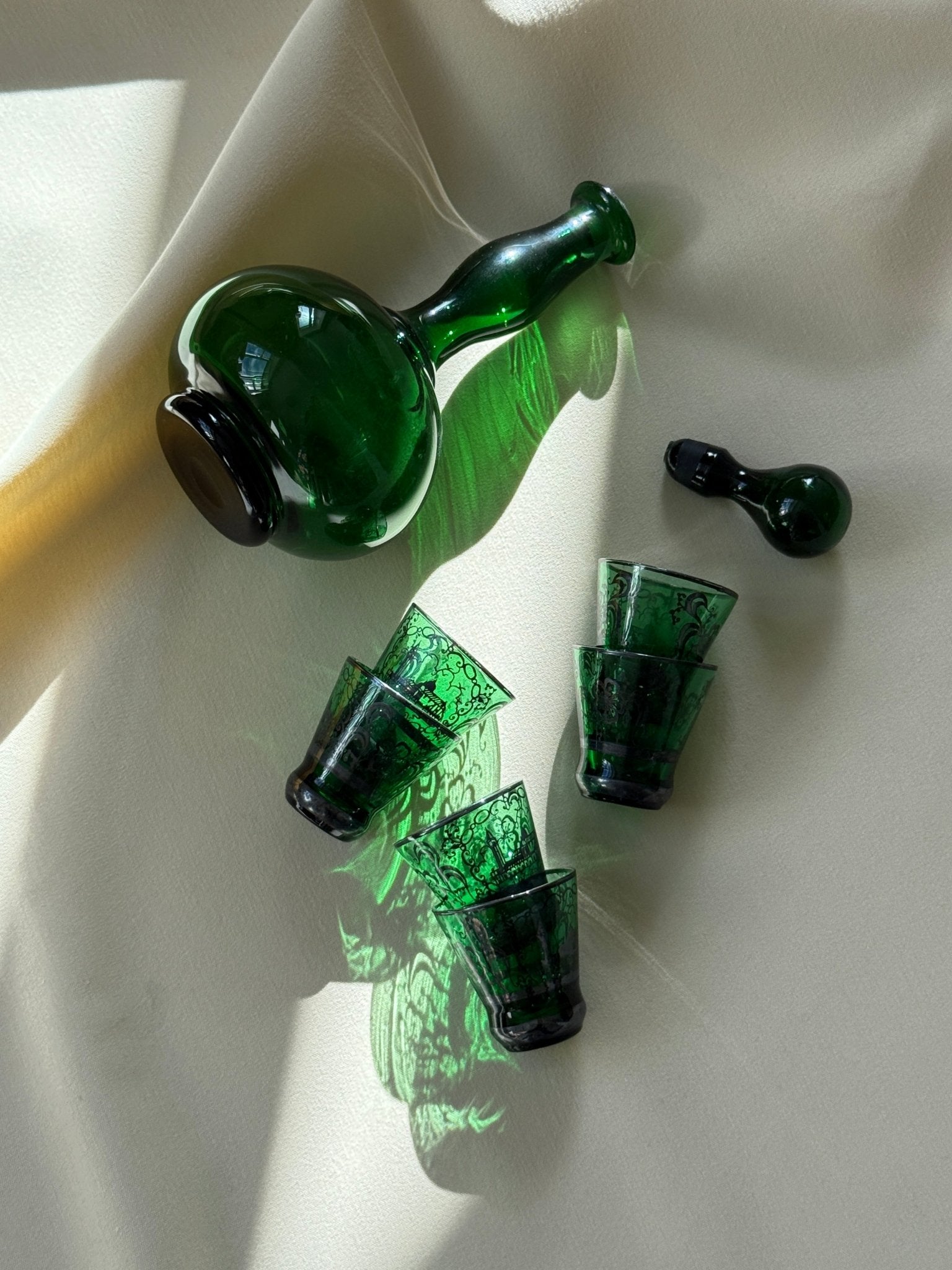 Venetian liqueur glasses (6 pcs) - NEROLI