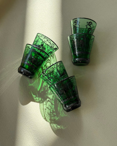 Venetian liqueur glasses (6 pcs) - NEROLI