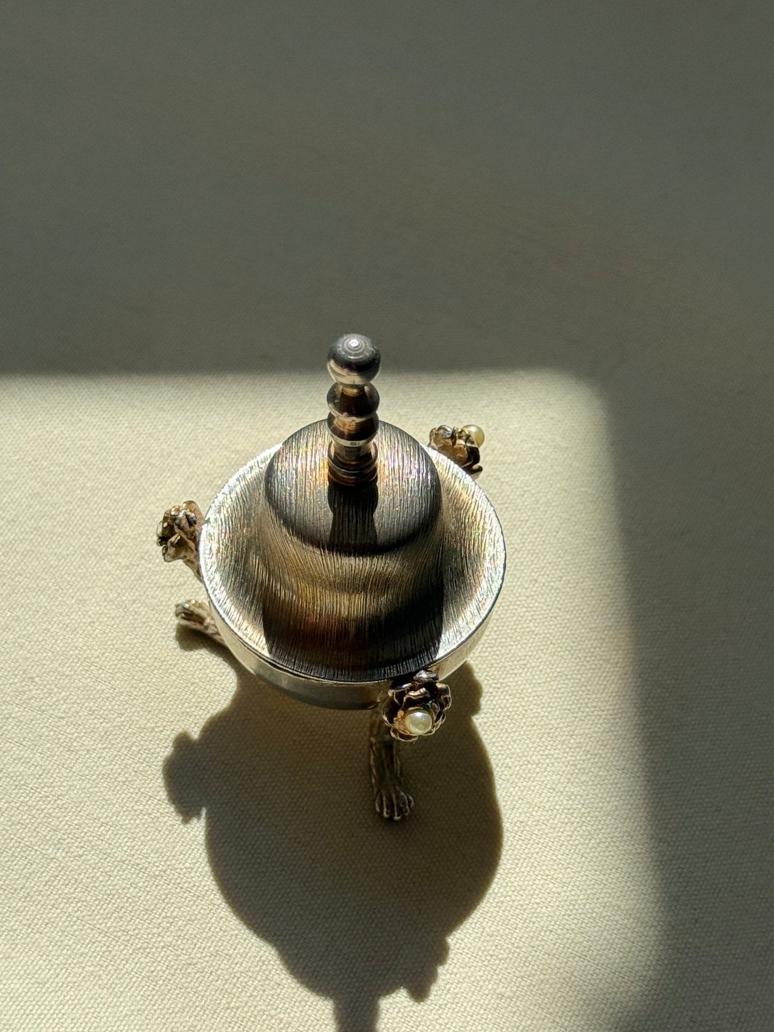 Vintage silver bell - NEROLI