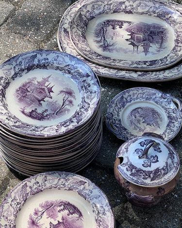 Violet platter - NEROLI