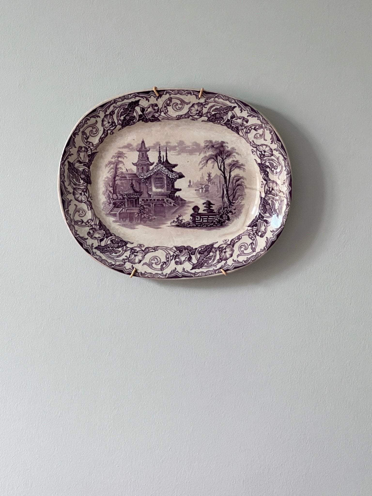 Violet platter - NEROLI