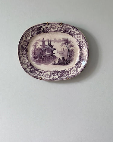 Violet platter - NEROLI