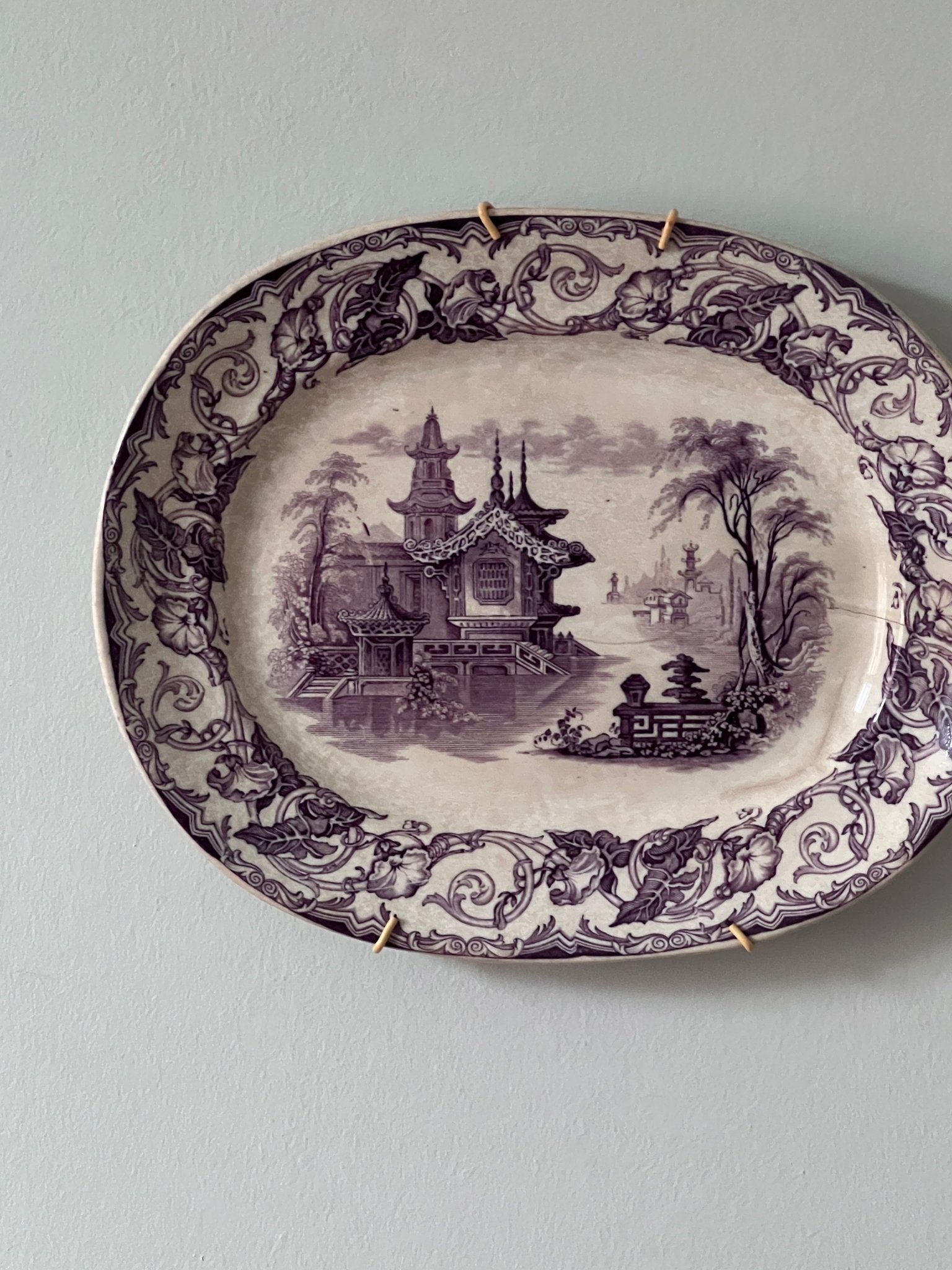 Violet platter - NEROLI