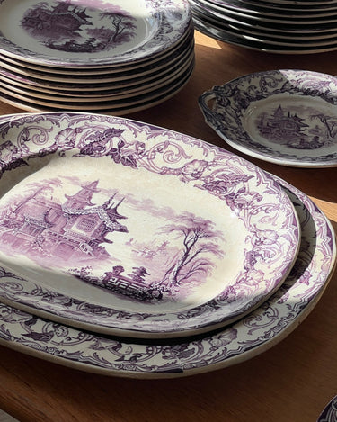 Violet platter - NEROLI