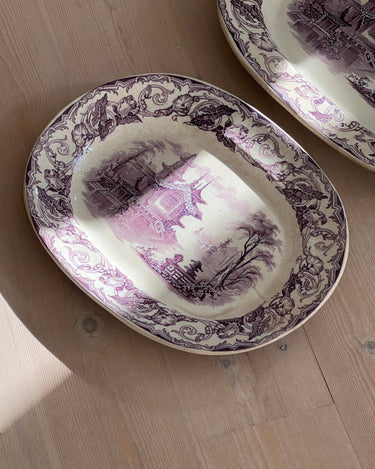 Violet platter - NEROLI