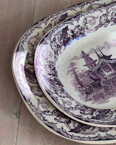 Violet platter - NEROLI
