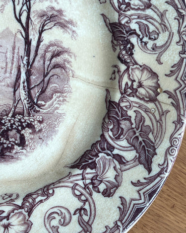 Violet platter - NEROLI