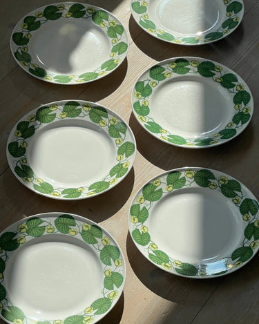 Water lily lunch plates (5 pcs) - NEROLI