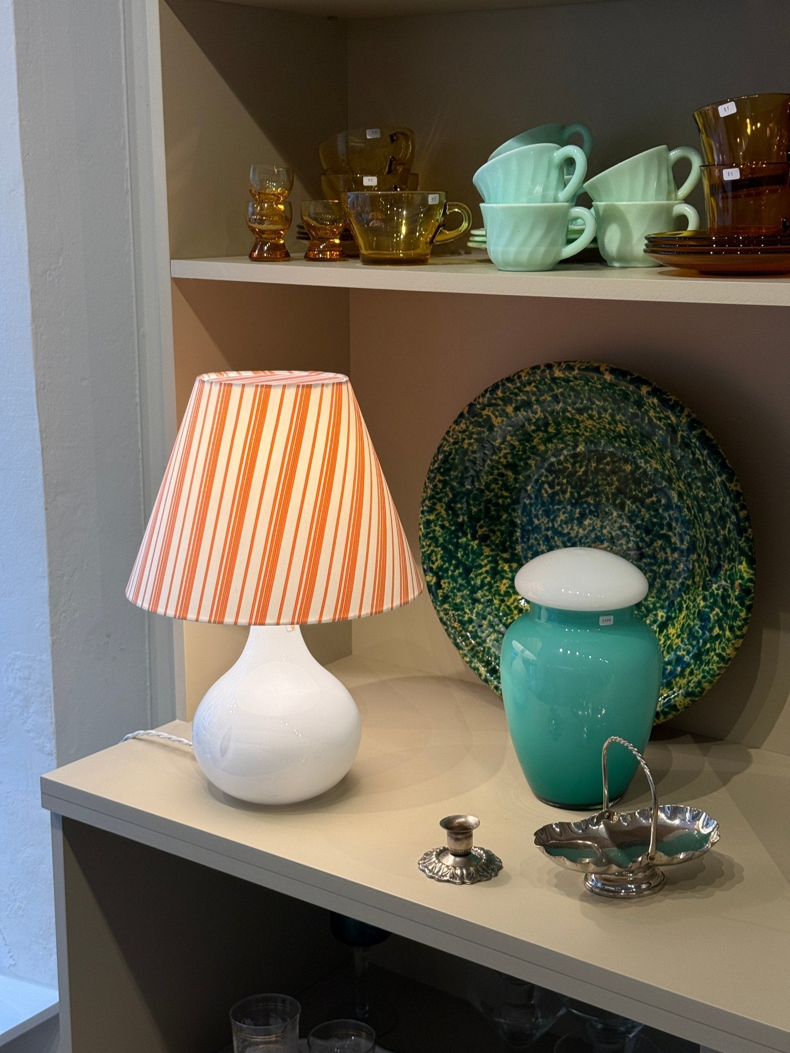 White table lamp - NEROLI