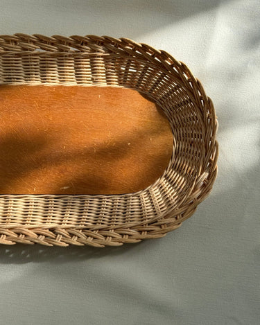 Wicker tray - NEROLI