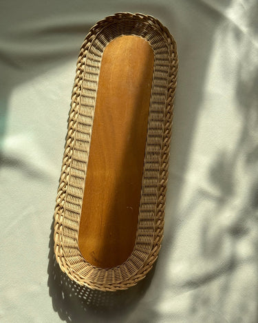 Wicker tray - NEROLI