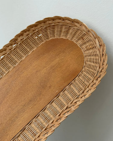Wicker tray - NEROLI