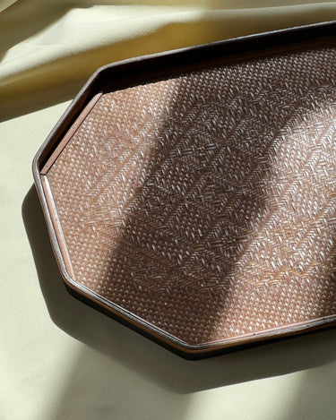 Wicker tray - NEROLI