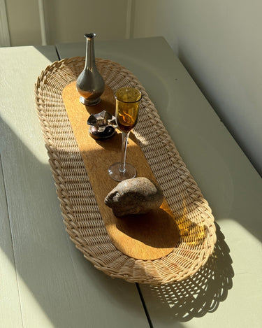 Wicker tray - NEROLI