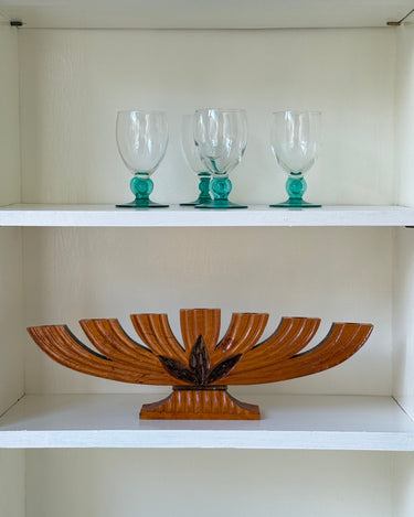 Wooden candelabra - NEROLI