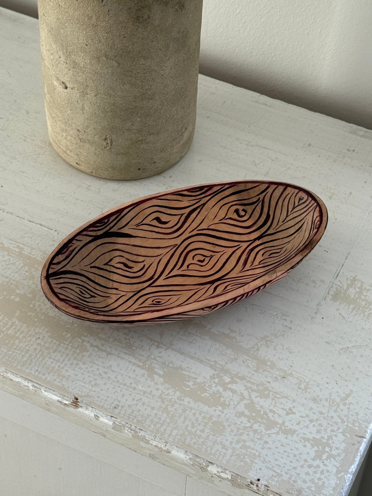 Wooden dish - NEROLI