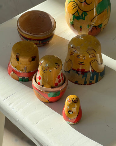 Wooden nesting bears - NEROLI