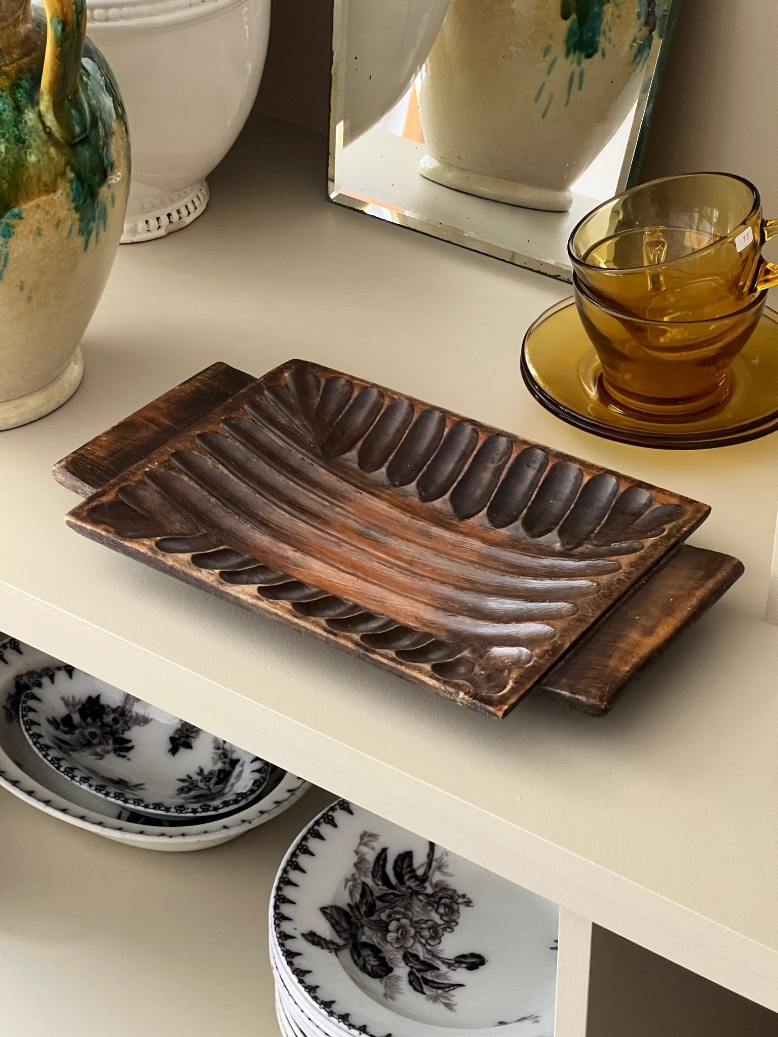 Wooden tray - NEROLI