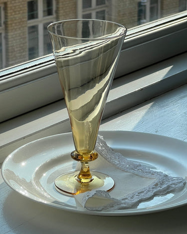 Yellow glass vase - NEROLI