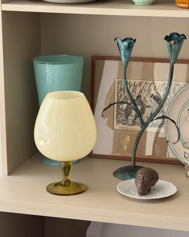 Yellow glass vase - NEROLI