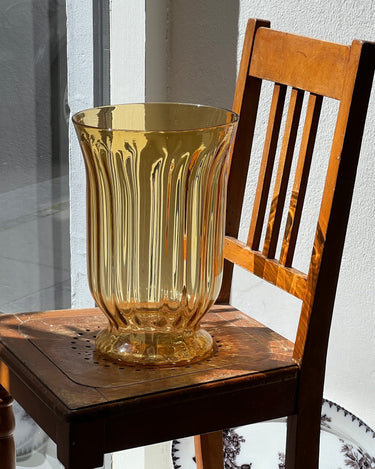 Yellow glass vase - NEROLI