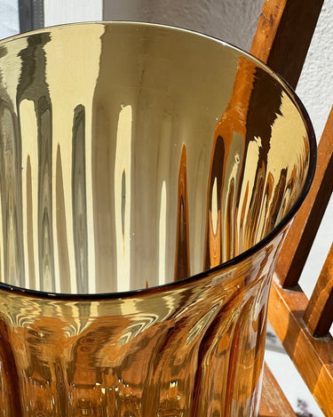 Yellow glass vase - NEROLI