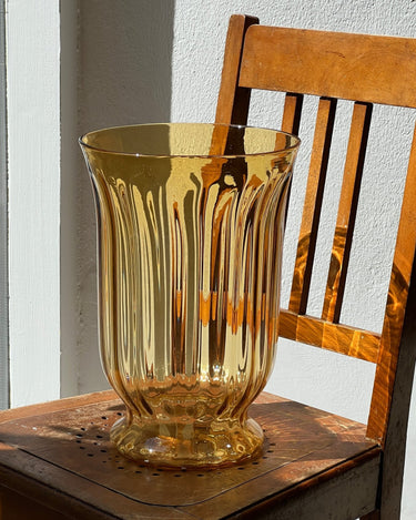 Yellow glass vase - NEROLI