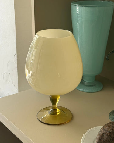 Yellow glass vase - NEROLI