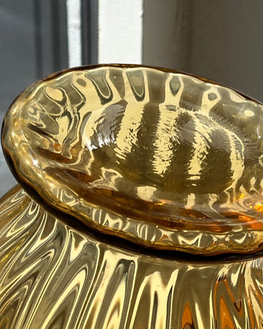 Yellow glass vase - NEROLI