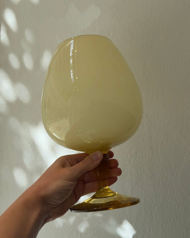 Yellow glass vase - NEROLI