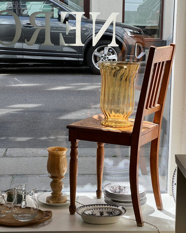 Yellow glass vase - NEROLI