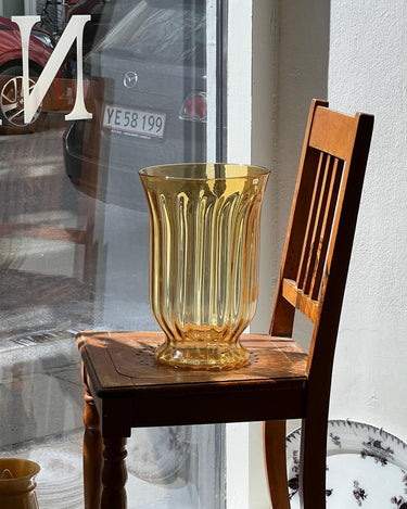 Yellow glass vase - NEROLI
