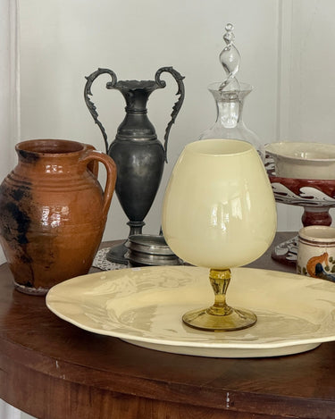 Yellow glass vase - NEROLI